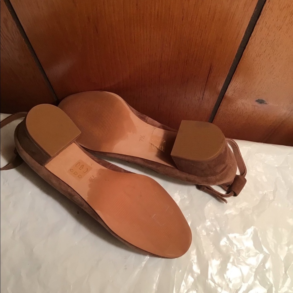 MADEWELL SUEDE PUMP WITH ANKLE STRAP Sz 7.5 - Picture 7 of 7